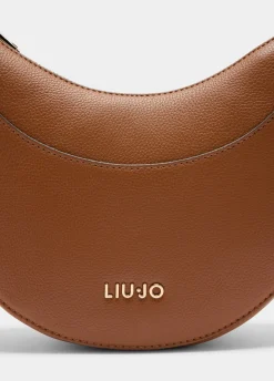 Borsa a spalla media con charm