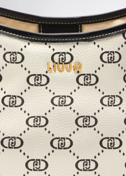 Borsa a spalla media con foulard