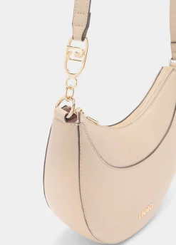 Borsa a spalla media con charm