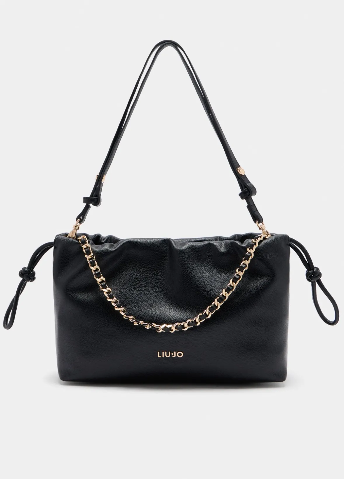 Borsa a spalla media con catena