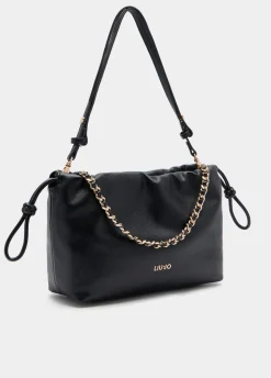 Borsa a spalla media con catena