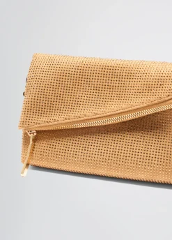 Borsa a spalla piccola con strass