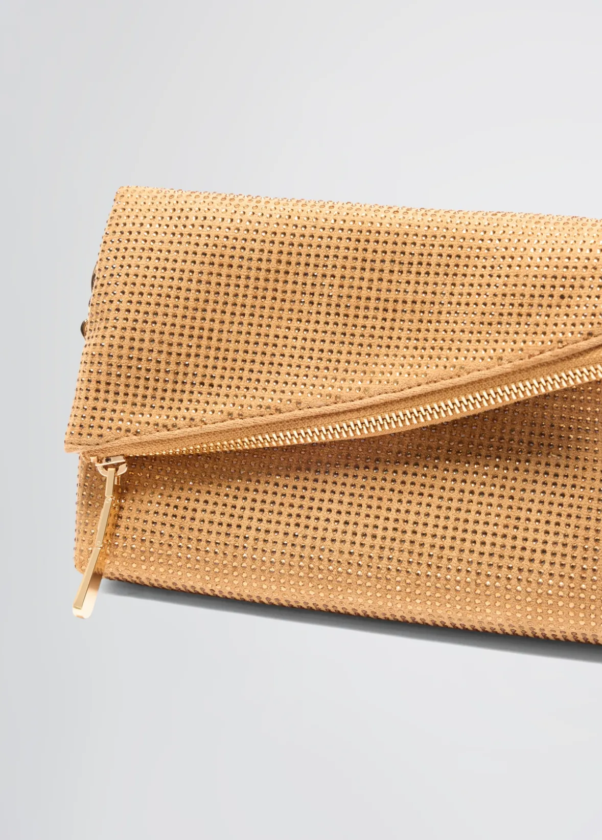 Borsa a spalla piccola con strass