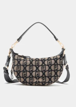Borsa a spalla piccola jacquard