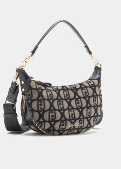 Borsa a spalla piccola jacquard