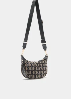 Borsa a spalla piccola jacquard