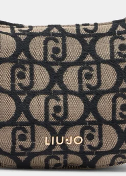 Borsa a spalla piccola jacquard