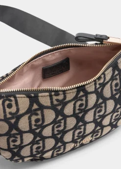 Borsa a spalla piccola jacquard