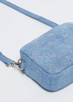 Borsa a tracolla in denim