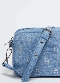 Borsa a tracolla in denim