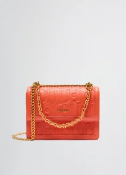 Borsa a tracolla media con logo