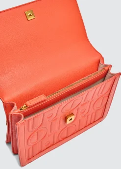 Borsa a tracolla media con logo