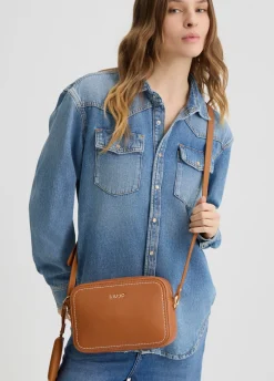Borsa a tracolla media con pochette