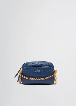Borsa a tracolla media con catena decorativa