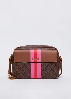 Borsa a tracolla media con charm