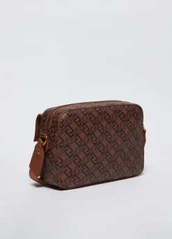 Borsa a tracolla media con charm