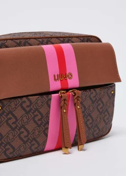 Borsa a tracolla media con charm