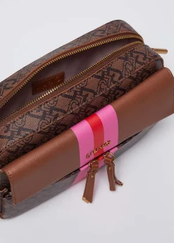 Borsa a tracolla media con charm
