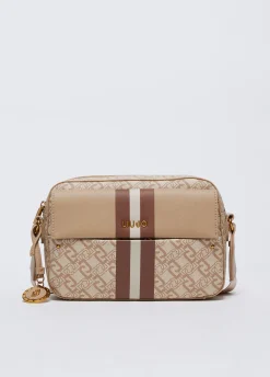 Borsa a tracolla media con charm