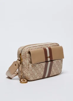 Borsa a tracolla media con charm