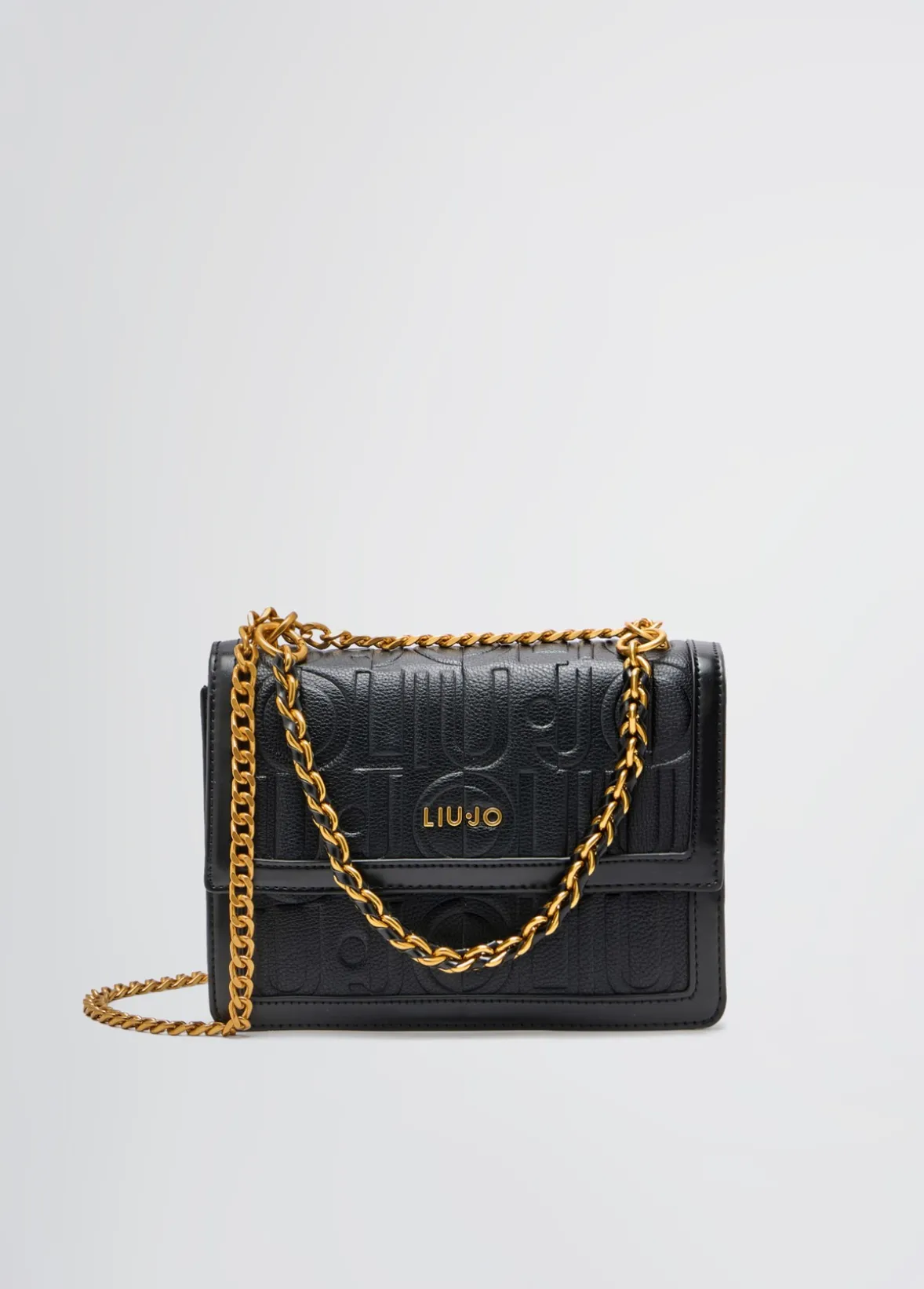 Borsa a tracolla media con logo