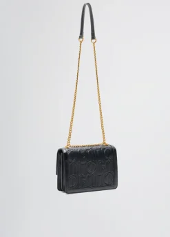 Borsa a tracolla media con logo