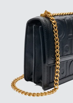 Borsa a tracolla media con logo