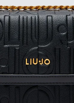 Borsa a tracolla media con logo