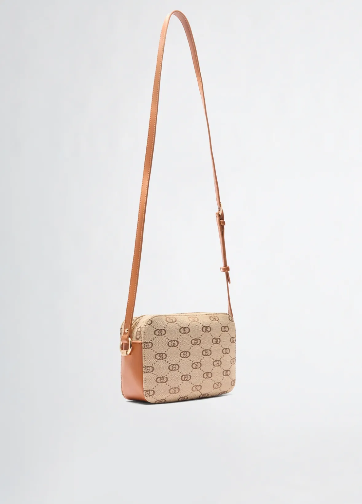Borsa a tracolla media jacquard