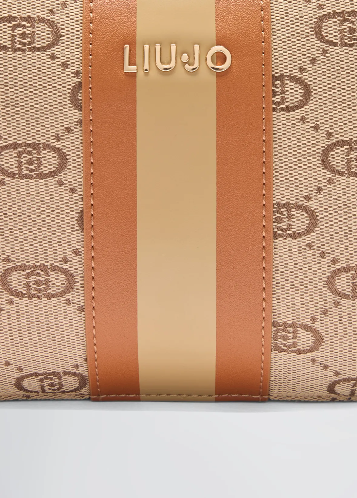 Borsa a tracolla media jacquard
