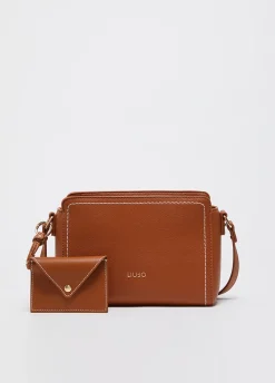 Borsa a tracolla piccola con pochette