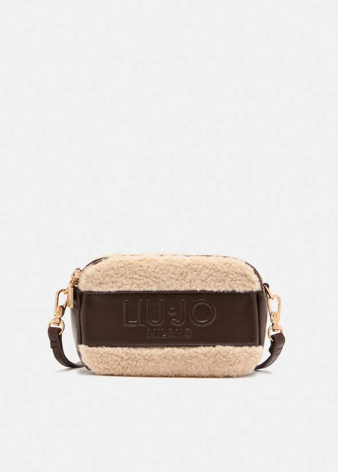 Borsa a tracolla piccola in teddy