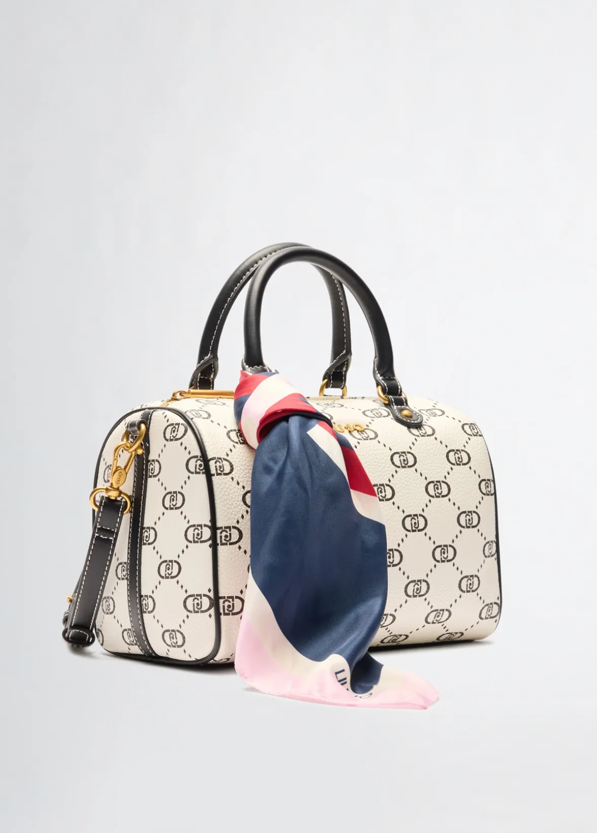 Borsa bowling media con foulard