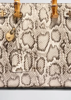 Borsa grande pitonata