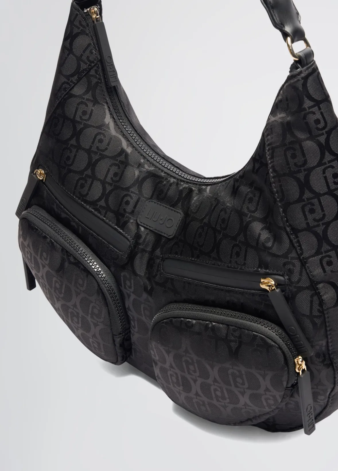 Borsa hobo grande con tasche