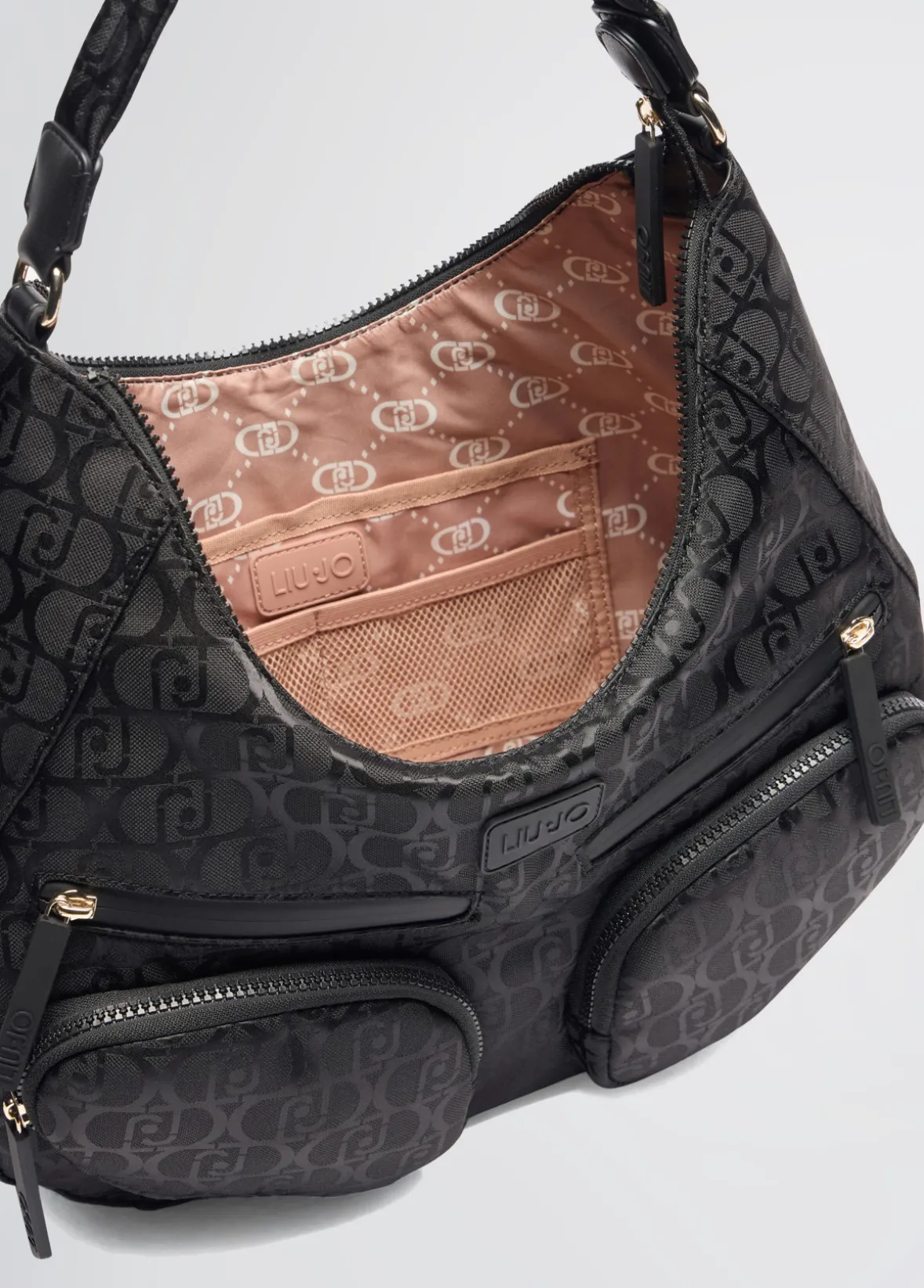 Borsa hobo grande con tasche