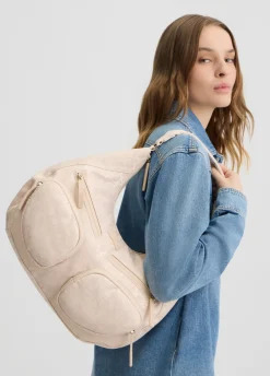 Borsa hobo grande con tasche
