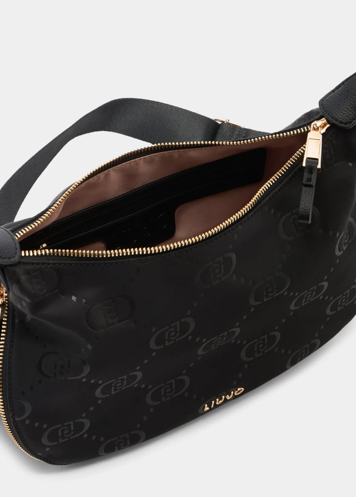 Borsa hobo media in nylon