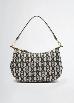 Borsa hobo media jacquard