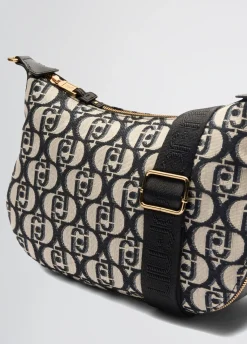 Borsa hobo media jacquard