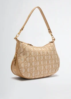Borsa hobo media jacquard