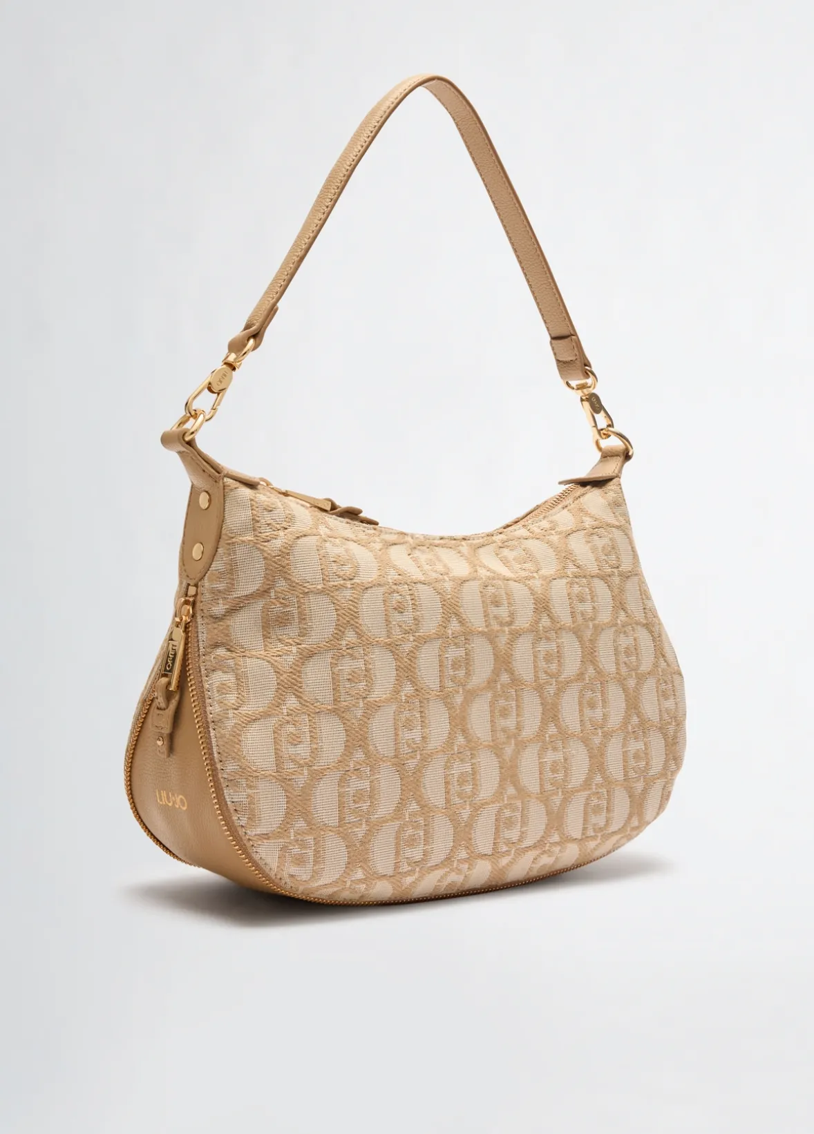 Borsa hobo media jacquard