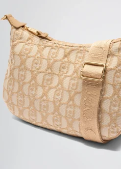 Borsa hobo media jacquard