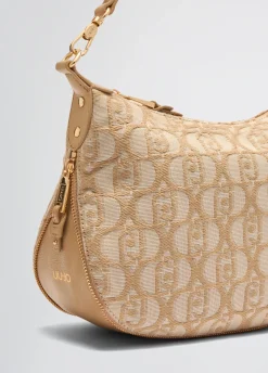 Borsa hobo media jacquard