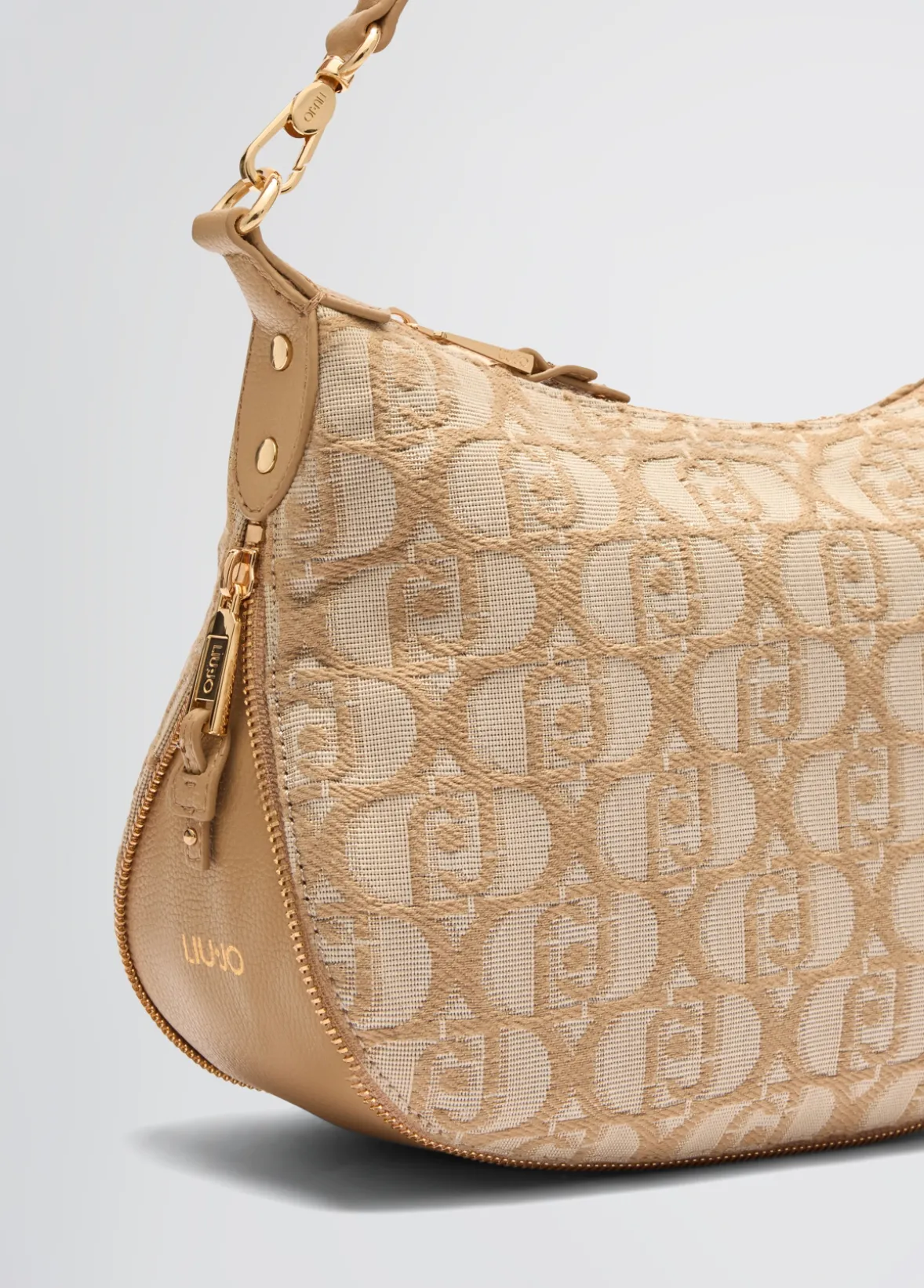Borsa hobo media jacquard