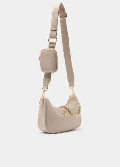 Borsa hobo piccola con catena