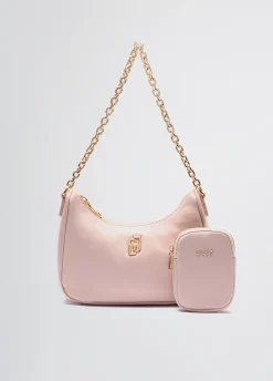Borsa hobo piccola con charm