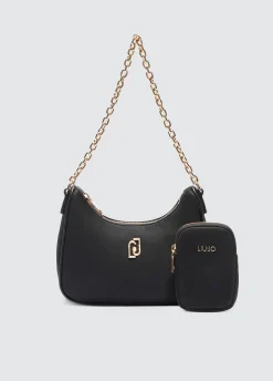 Borsa hobo piccola con charm