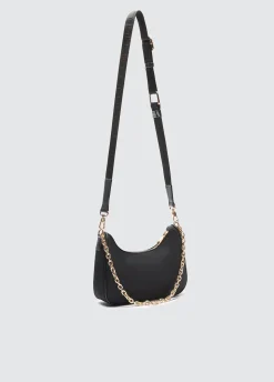 Borsa hobo piccola con charm