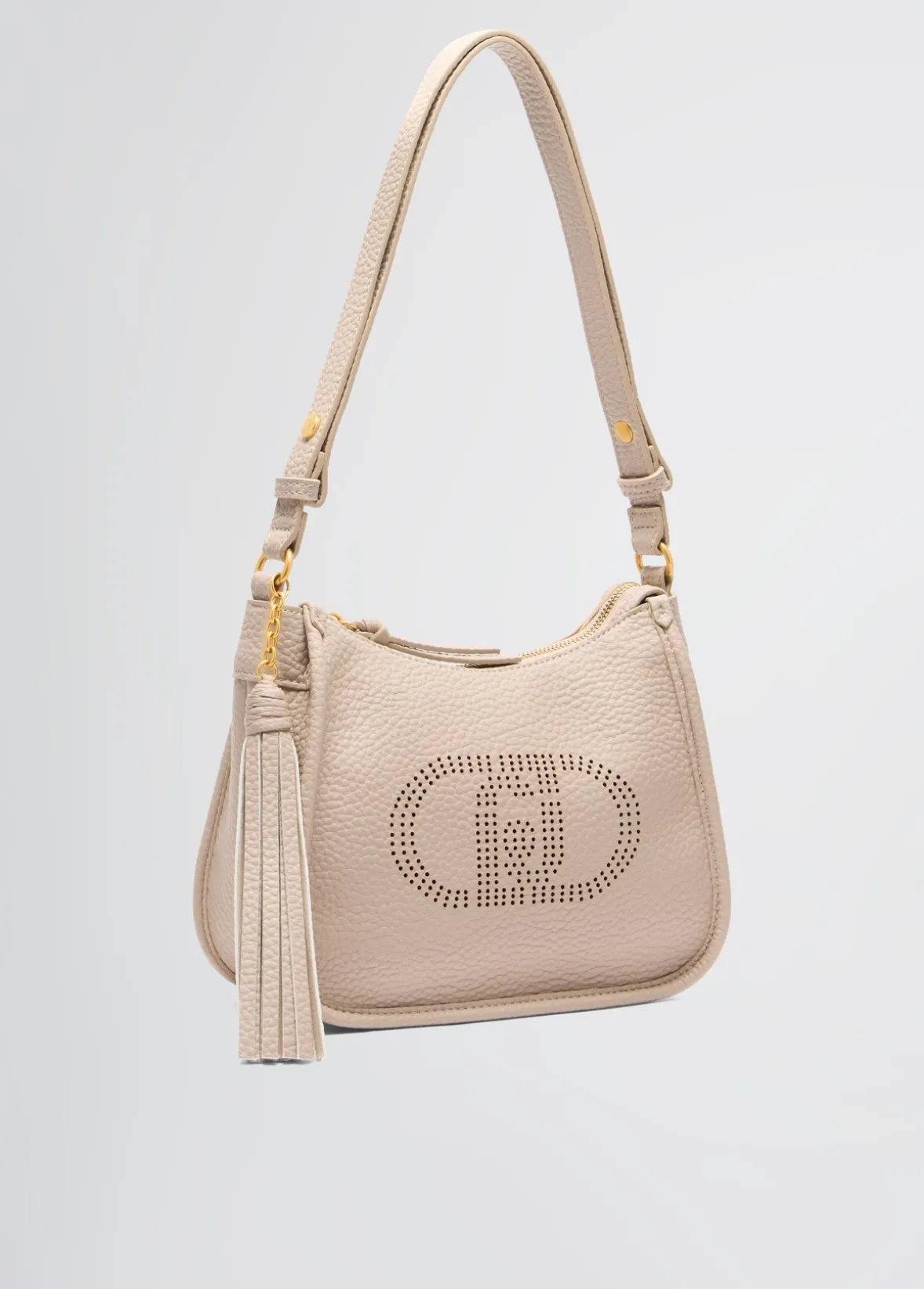 Borsa hobo piccola con charm